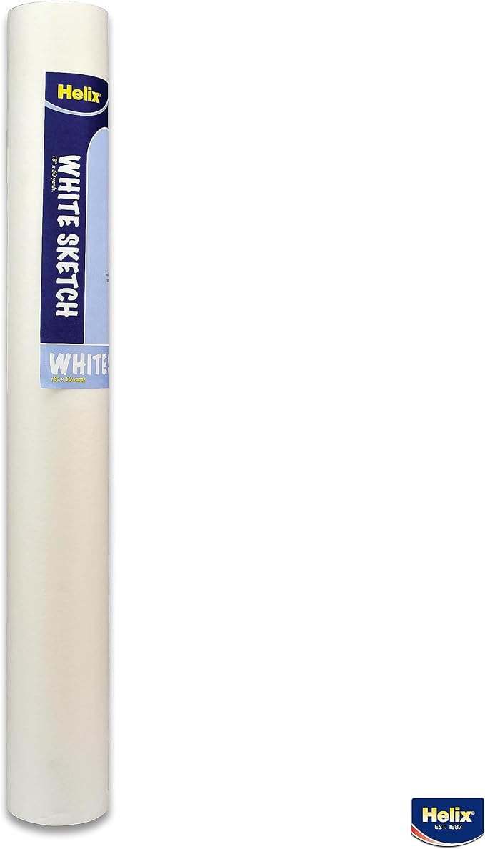 Helix - Sketch & Tracing Paper Roll - 18 Inch by 50 Yards - Transparent
