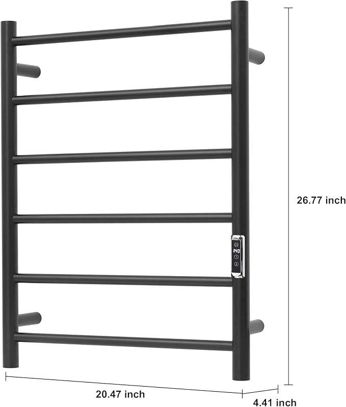 Heated Towel Racks for Bathroom, Wall Mounted Electric Towel Warmer Racks - Image 4