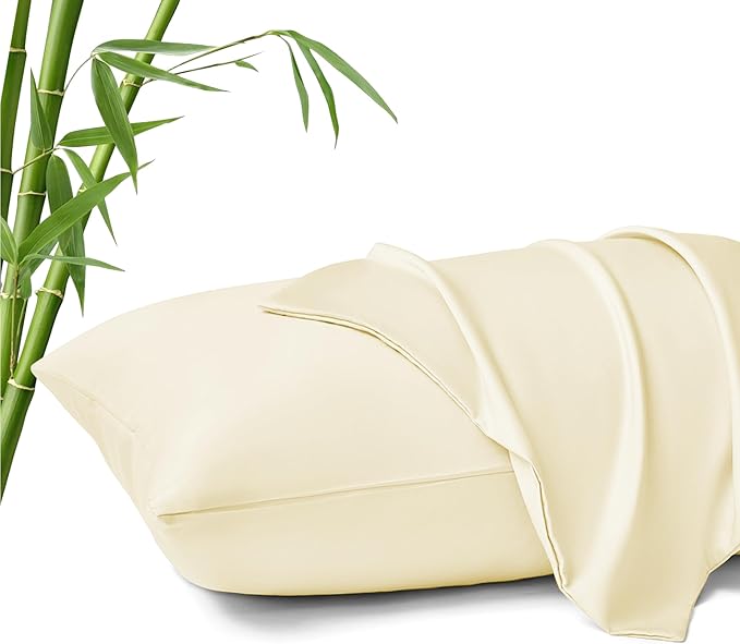 MR&HM Pillow Cases Queen Size Set of 2, Cooling Pillow Case by MRHM