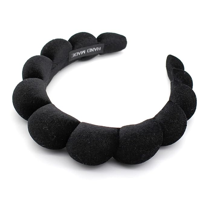 Fashion Headbands for Women Padded Fabric Hair Bands Wide Velvet Non Slip by Uchyius