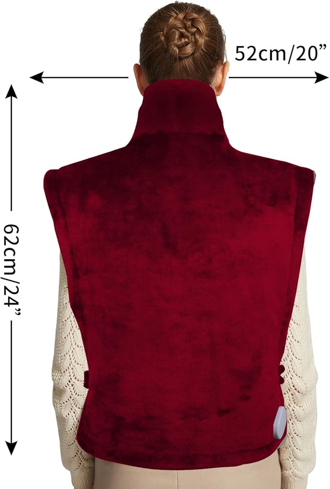 Ambershine 26"x35" XXXL King Size Neck& Shoulder& Back Heating Pad - Image 5