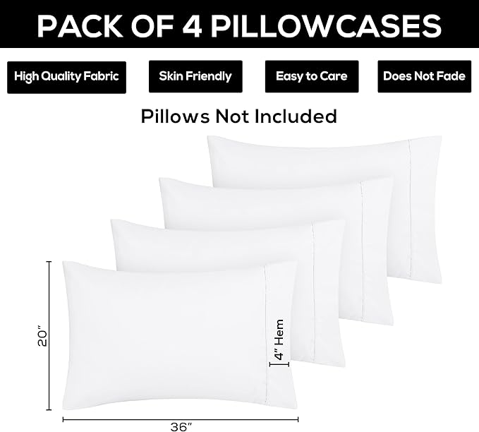 Utopia Bedding Queen Pillow Cases - Image 4