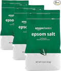 Amazon Basics Epsom Salt Soaking Aid, Soothing Rosemary & Mint Scent, 3 Pound by AmazonBasics