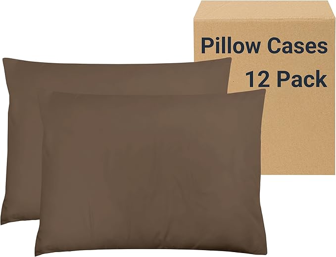 ZPECC Pillow Cases King Size Set of 12, 20x36 Envelope Closure Pillowcases by ZPECC-ABrandThatHasBeenFocusedOnBabyProductsFor18Years