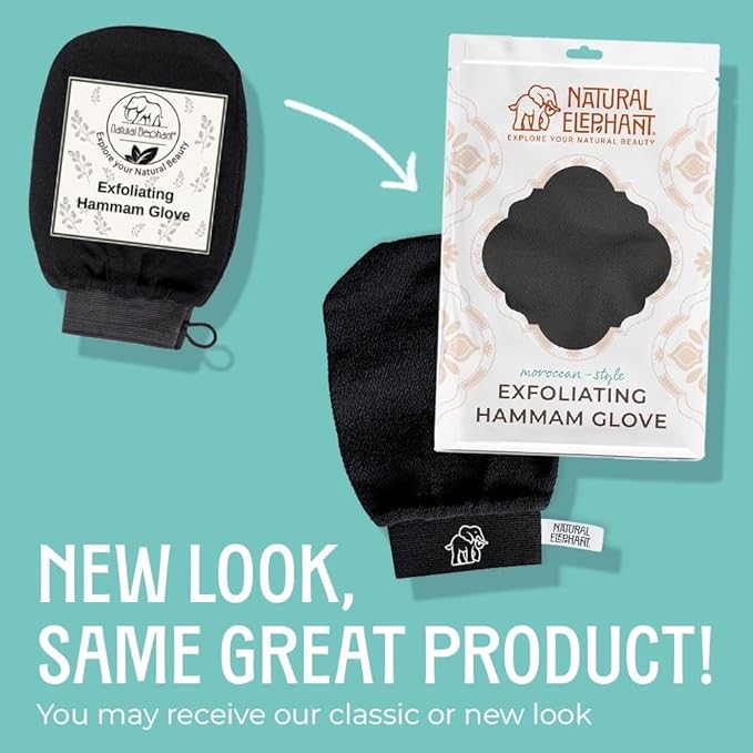 Natural Elephant Exfoliating Hammam Glove | Authentic Moroccan Kessa Body Scrub - Image 7