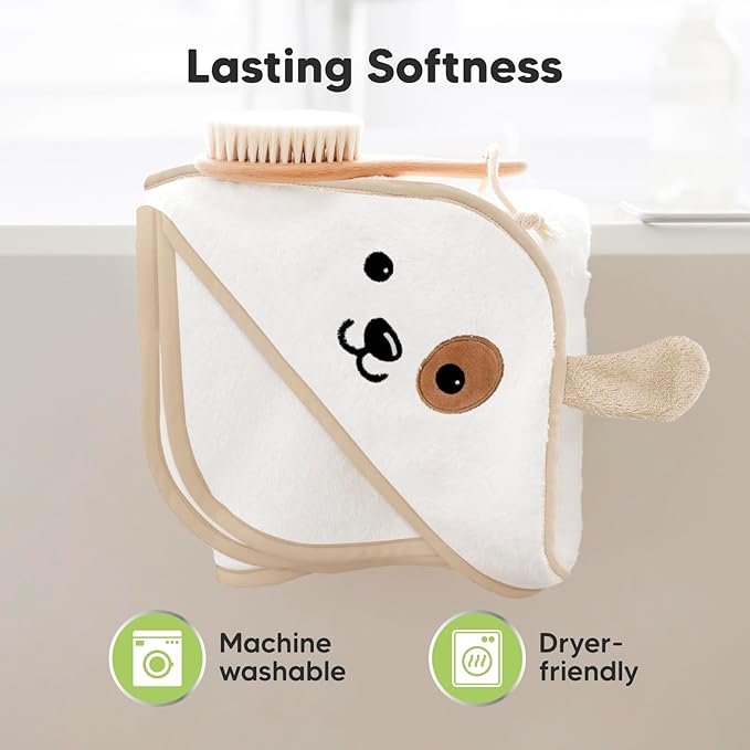 KeaBabies Hooded Baby Towel for Newborn - Image 6