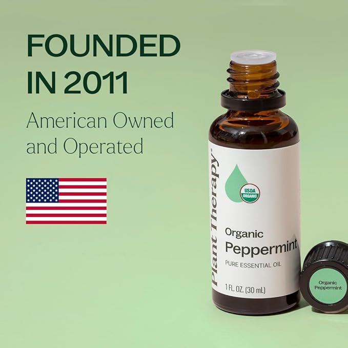 Plant Therapy Organic Peppermint Essential Oil 30 mL 100% Pure, USDA Certified - Image 6