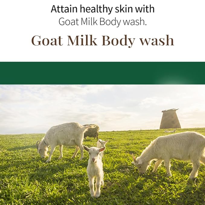 SHOWERMATE Goat Milk Body Wash Manuka Honey 27 fl oz / 800 ml - Image 2