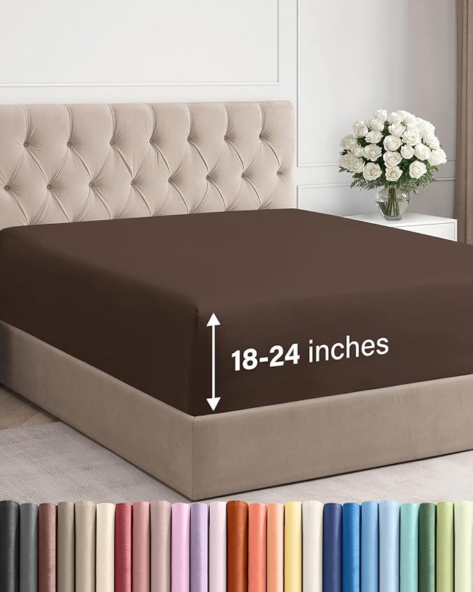 Extra Deep Cal King Fitted Sheet by CGKUnlimited