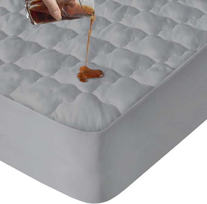 Queen Mattress Protector Pad Waterproof Quilted, Breathable & Cooling Queen by SpringspiritBedding