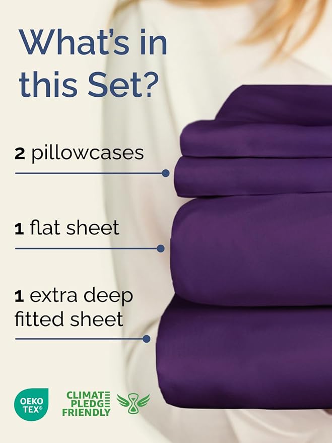 Extra Deep Twin Sheet Set - Image 2