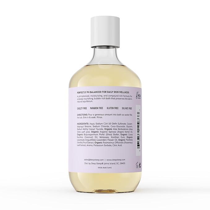 Deep Steep Lavender Vanilla Bubble Bath - Image 2