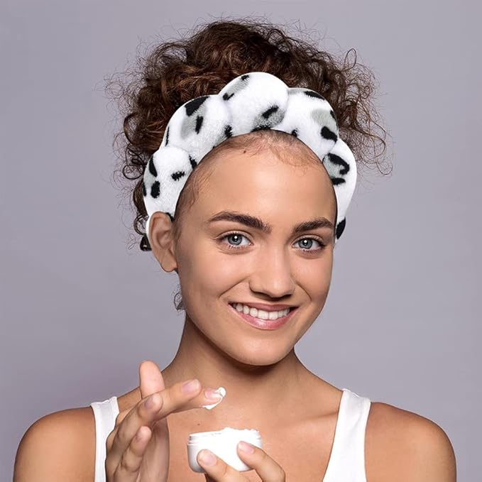Spa Terry Cloth Headbands for Face Washing, Makeup Application, Skincare - Image 3