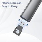 Wireless Presentation Clicker PowerPoint Remote: USB C A Presenter PPT Power Point Google Slide Advancer with Laser Pointer Smart Board Clicker for Computer Laptop Mac Projector Office Classroom