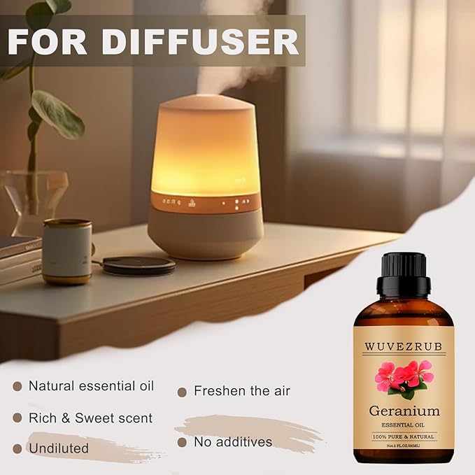Geranium Essential Oil, 60ML Pure and Natural - Image 5