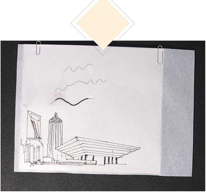STOBOK 500 Sheets Tracing Paper 8.5 X 11 Inches Translucent Lightweight Paper for Drawing Sketching Animation and Crafting
