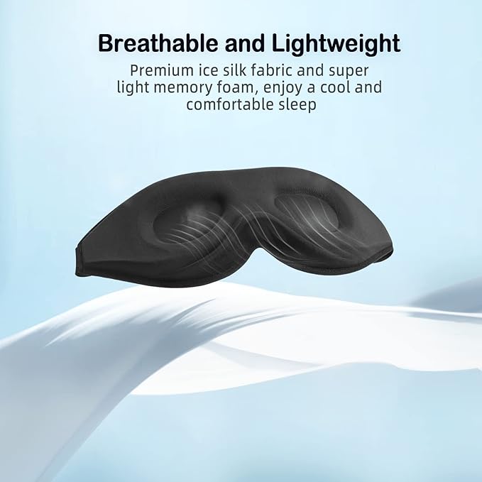 LitBear Sleep Masks, Light Blocking Eye Mask Sleeping - Image 6