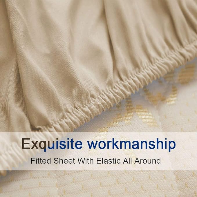 SONORO KATE Bed Sheet Set Super Soft Microfiber 1800 Thread Count Luxury - Image 7