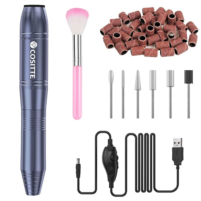 COSITTE Electric Nail Drill, USB Electric Nail Drill Machine by COSITTE