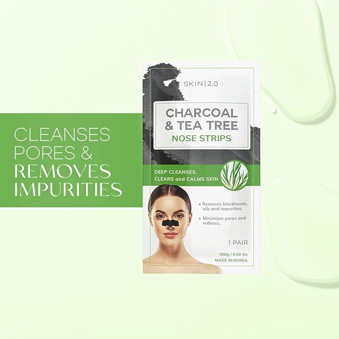 Skin 2.0 Tea Tree & Charcoal Peel-Off Face Mask - Image 2