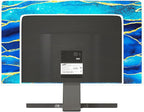 Baocicco Royal Blue Marble Waterproof Computer Monitor Dust Cover 22, 23, 24, 25 Inch Creative Design Monitor Accessories Laptop TV LCD Screen Monitor Decoration for Tablet Computer Decorations