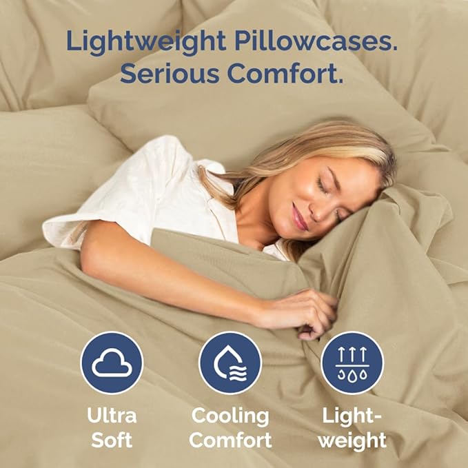 Body Pillowcases Set of 2-20x54 Long Body Pillow Case - Image 3