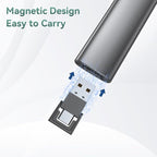 Wireless Presentation Clicker PowerPoint Remote: USB C A Presenter PPT Power Point Google Slide Advancer with Green Laser Pointer Smart Board Clicker for Computer Laptop Mac Projector Office Classroom