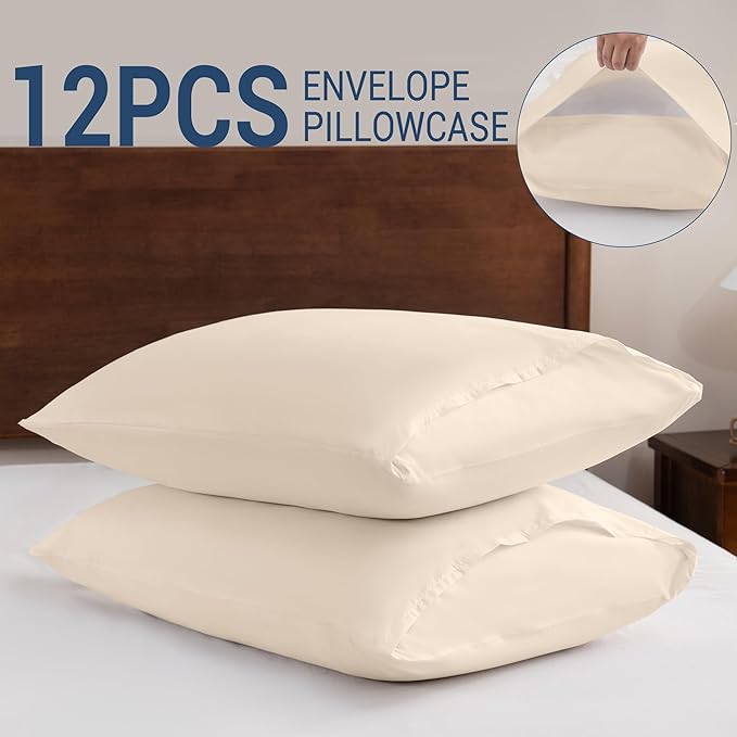 Pillowcases Queen 12 Pack, 20x30 Pillow Cases - Image 5