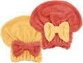 2Pcs Microfiber Hair Towel Wrap by Tihebax