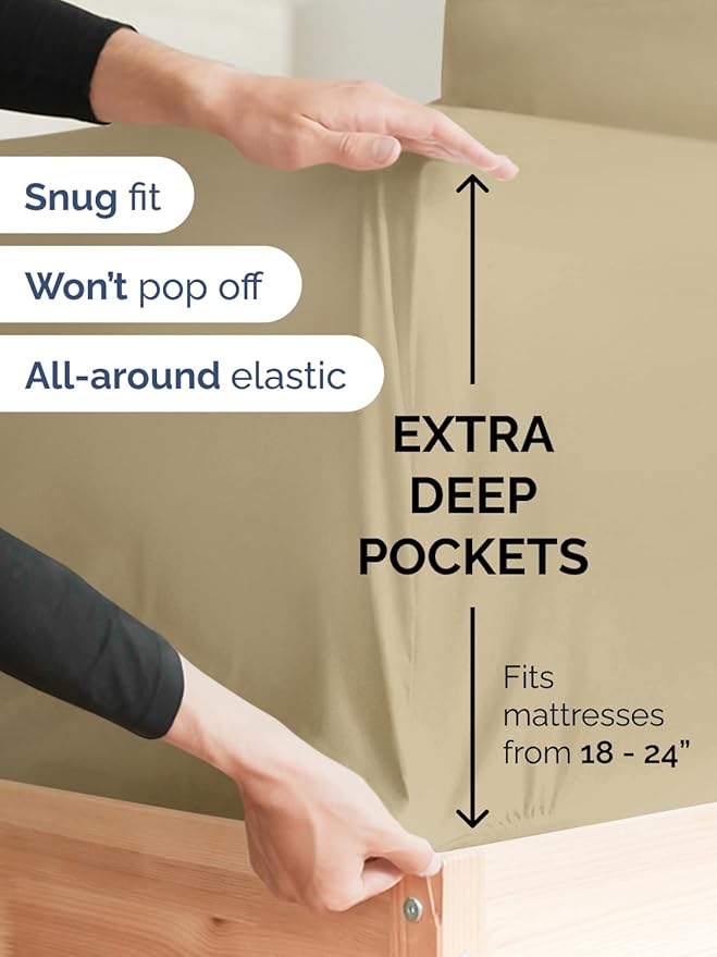 Extra Deep Split King Sheet Set - Image 3