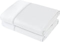 Flat Sheet Only 2 Pack, Calking Size 400 Thread Count 100% Egyptian Cotton Flat by ShunjieHome
