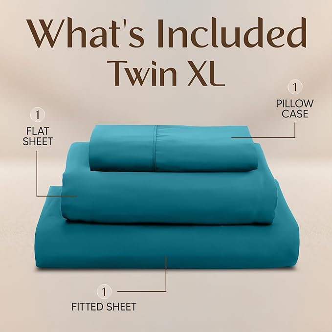 Utopia Bedding Twin XL Sheet Set – 3 Piece Bed Sheets - Image 3