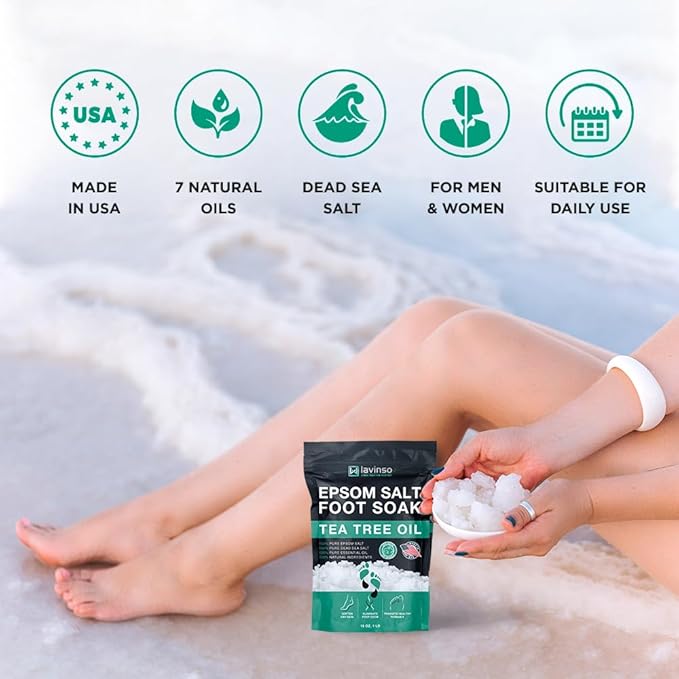 Tea Tree Oil Foot Soak with Epsom Salt - Image 5
