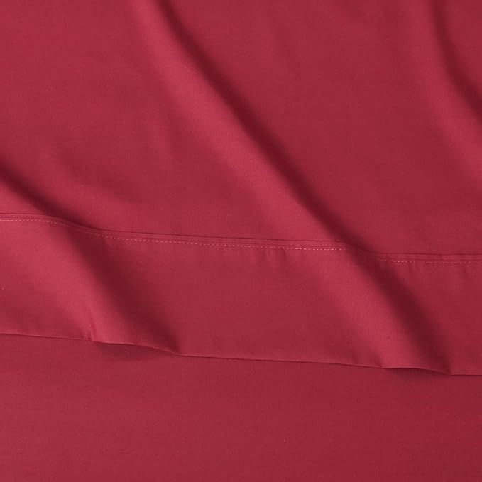 Amazon Basics Breathable, Wrinkle-Free, Ultra-Soft Microfiber 4 Piece Bed Sheet - Image 4