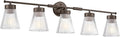5-Light Bathroom Vanity Light, HWH Farmhouse Vanity Lights by HWHINVESTMENT