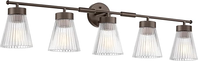 5-Light Bathroom Vanity Light, HWH Farmhouse Vanity Lights by HWHINVESTMENT