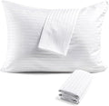 FAUNNA 600TC 100% Cotton Pillow Protectors, King Size, 4 Pack, Oeko-TEX by FAUNNA