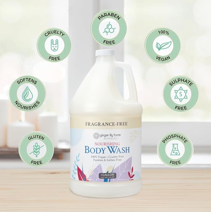 Ginger Lily Farms Botanicals Nourishing Body Wash, 100% Vegan & Cruelty-Free - Image 4