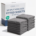 Bulk Case Pack of 16 Fitted Sheets by CGKUnlimited