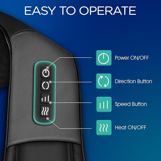 VOYOR-HEALTH Shiatsu Neck and Back Massager - Image 3