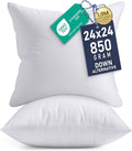 Utopia Bedding 24x24 Pillow Inserts, Sofa & Couch – Soft, Supportive & Fluffy by UTOPIABEDDING