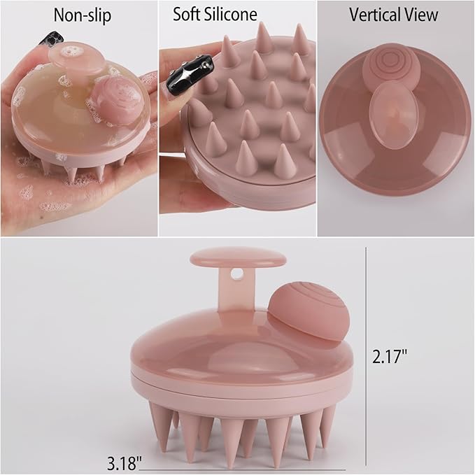 BTYMS Hair Scalp Scrubber Shampoo Brush - Image 5
