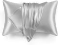 Love's cabin Satin Pillowcase Set of 2 Standard Size 20x26, Cooling Pillow by Lovescabin