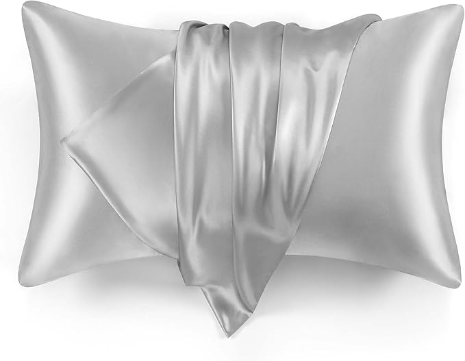 Love's cabin Satin Pillowcase Set of 2 King Size 20x36, Cooling Pillow Covers by Lovescabin