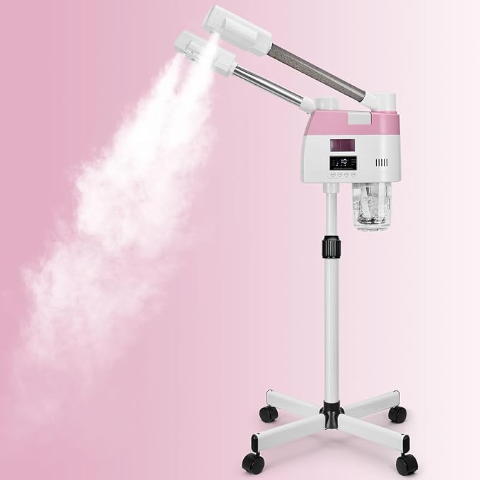 Professional Facial Steamer, 2 in 1 Facial Steamers by FLOLXNB