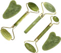 Jade Roller & Gua Sha Set 5 in 1 Facial Massager Tools by fuvooi