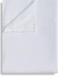 Twin Flat Sheet Only, 1 Pack White Top Bed Sheets, Soft Breathable Brushed by Culve