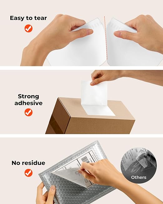 MUNBYN 4"x6" Direct Thermal Printer Label, Shipping Labels Compatible with Rollo, Jadens, Nelko, DYMO 4XL 1744907,1755120, 220 Sheets/Roll