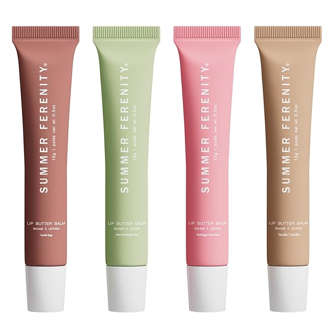 4 PCS Summer Lip Balm Tinted Lip Butter Balm by Unknown