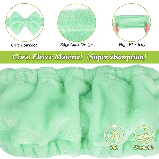 Shintop Makeup Headband, Soft Face Wash Headband - Image 7